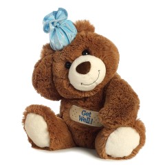 12" Get Well Soft & Cuddly Plush Aurora Bear